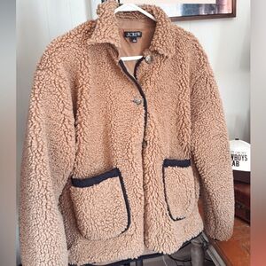 J. Crew Women's Camel Teddy Jacket